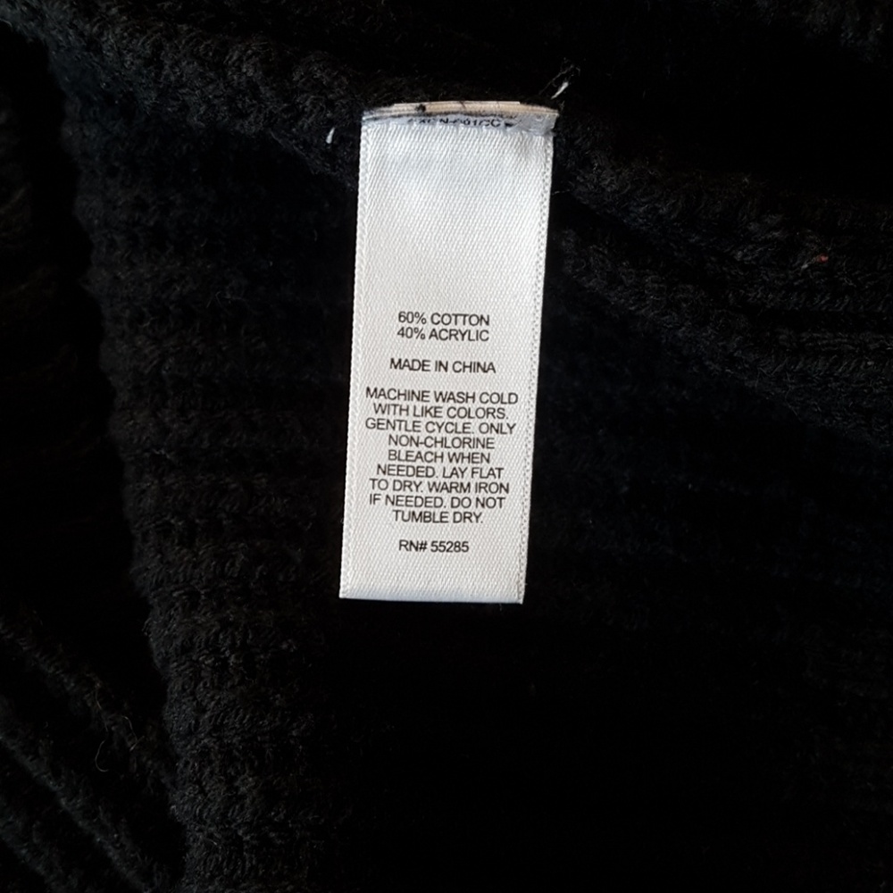 Long black cardigan - Picture 4 of 7